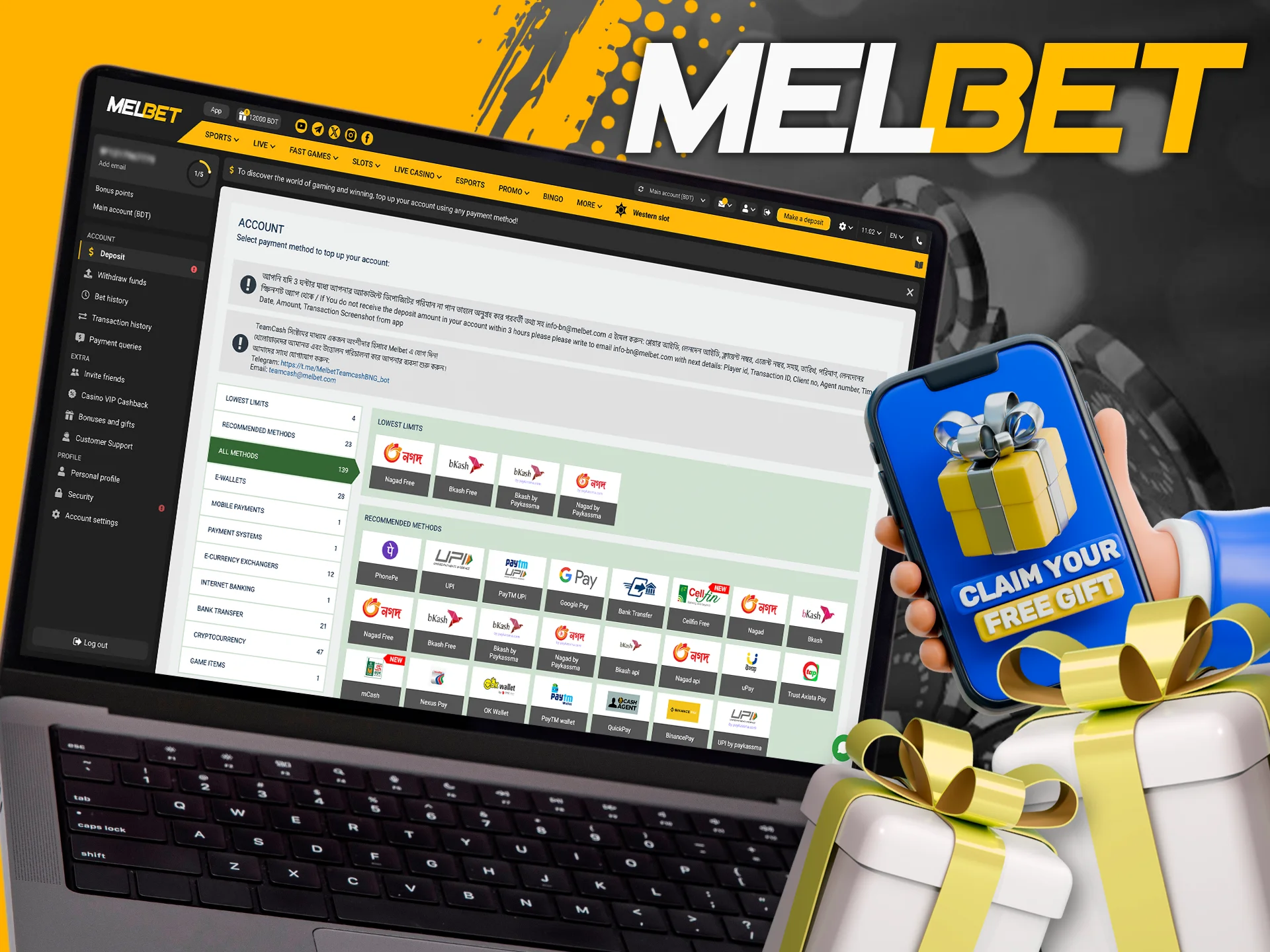 Learn how to get a welcome bonus from Melbet for your bets.