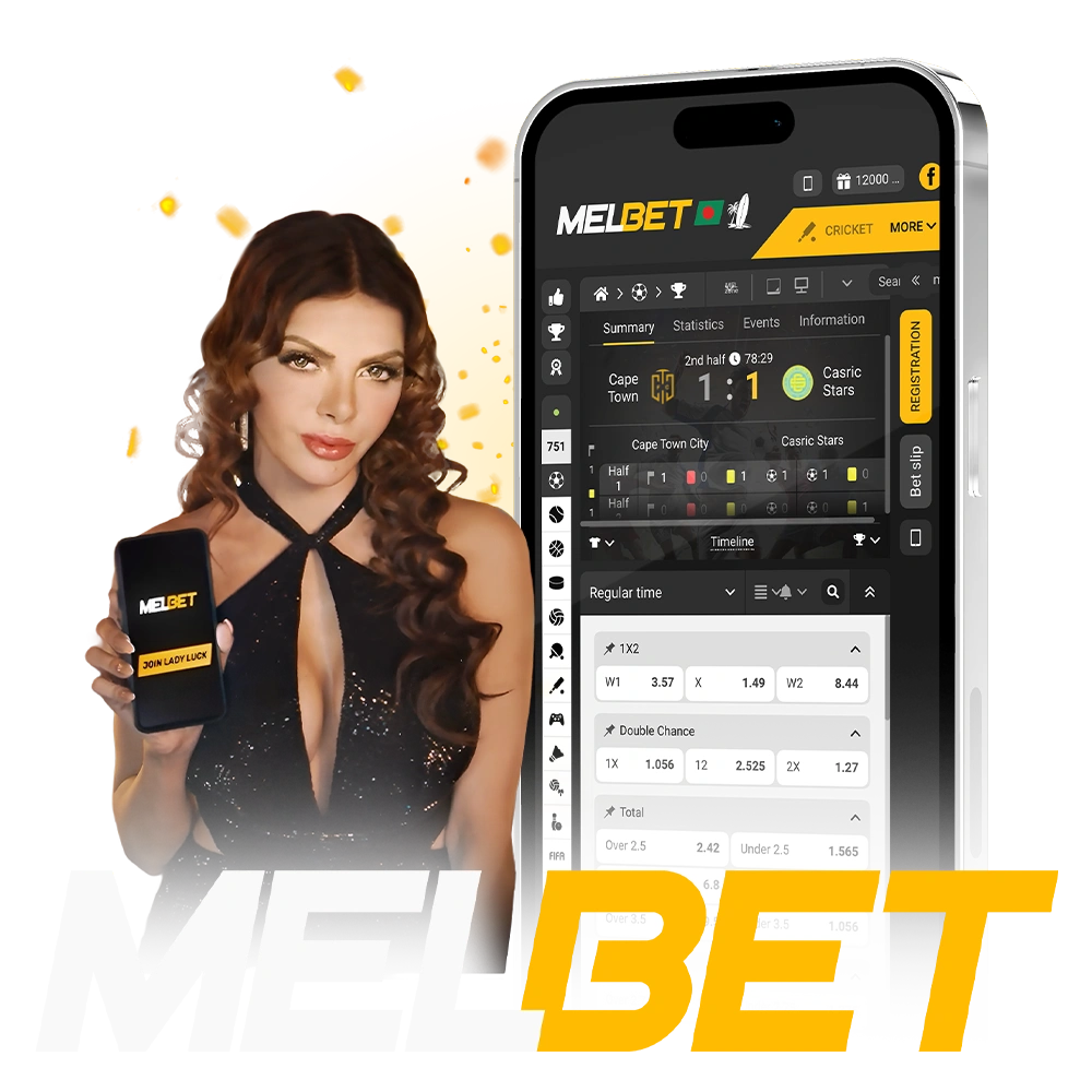 Download and install the APK and then use the Melbet app on your Android or iOS devices.