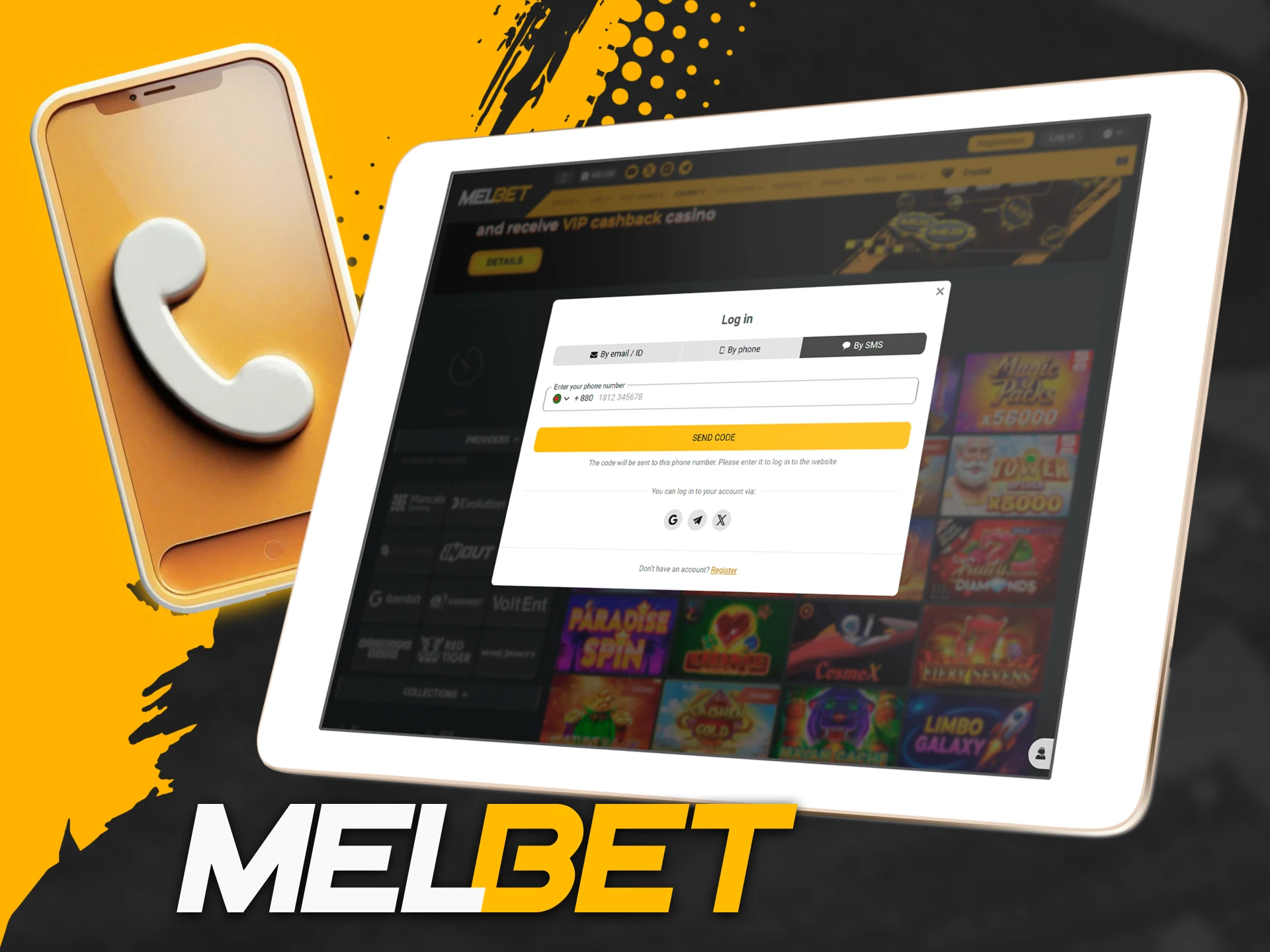 Melbet access via mobile number, allowing you to enter your registered phone and password for a quick, hassle-free login experience.