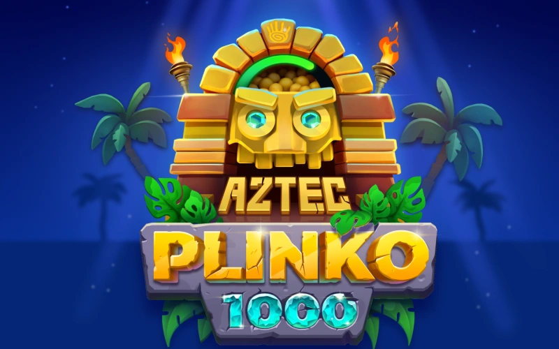 Unleash the power of the Aztecs in Aztec Plinko 1000 at Melbet.