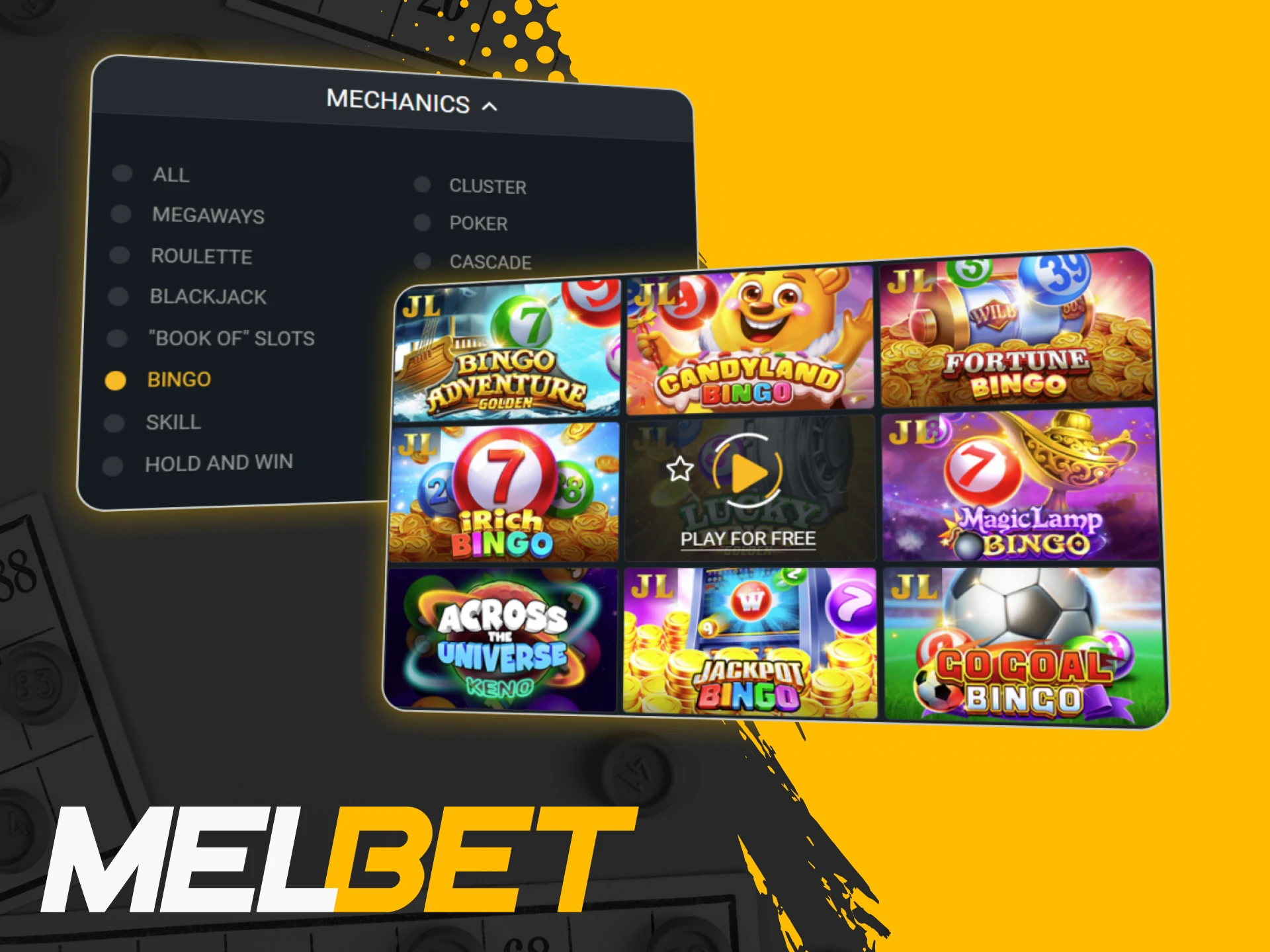 Bangladesh players can easily start playing online bingo at Melbet today.